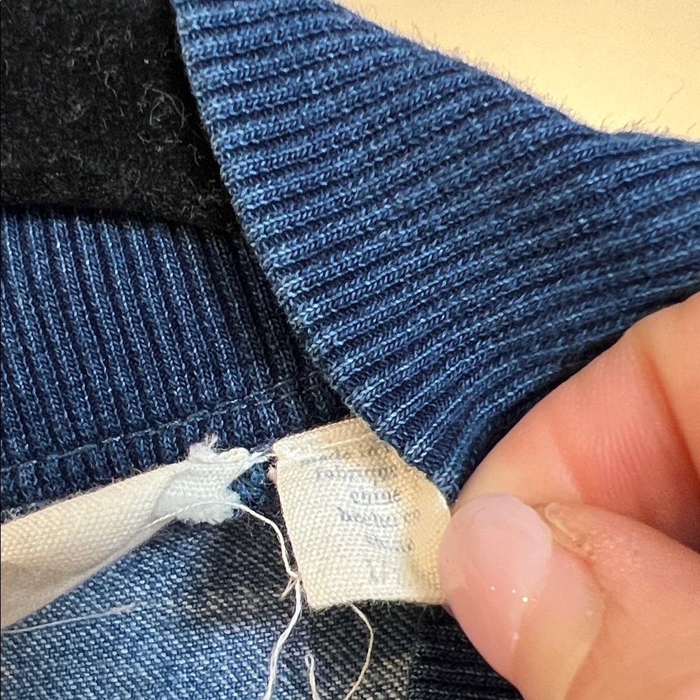 Denim Bomber Jacket in Medium Blue lightweight spring jacket rd style - Picture 5 of 12